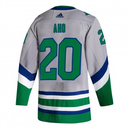Dresovi Carolina Hurricanes Sebastian Aho 20 2020-21 Reverse Retro Authentic - Muške